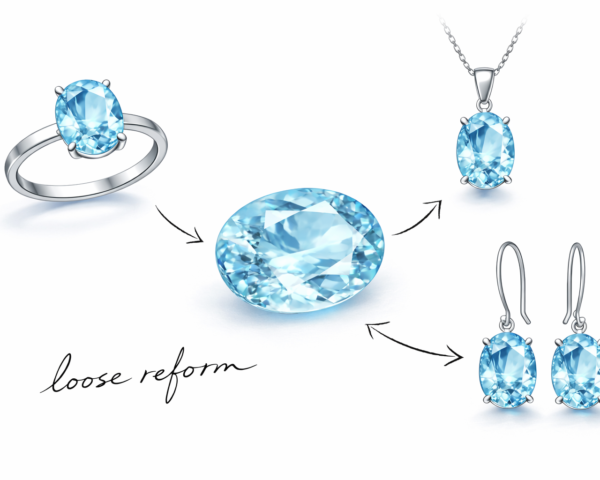 お持ちのルースから、自分だけのジュエリーへ。自由度の高いリフォームの魅力